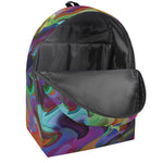 Watercolor Psychedelic Print Backpack