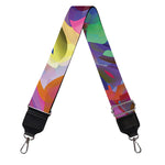 Watercolor Psychedelic Print Bag Strap