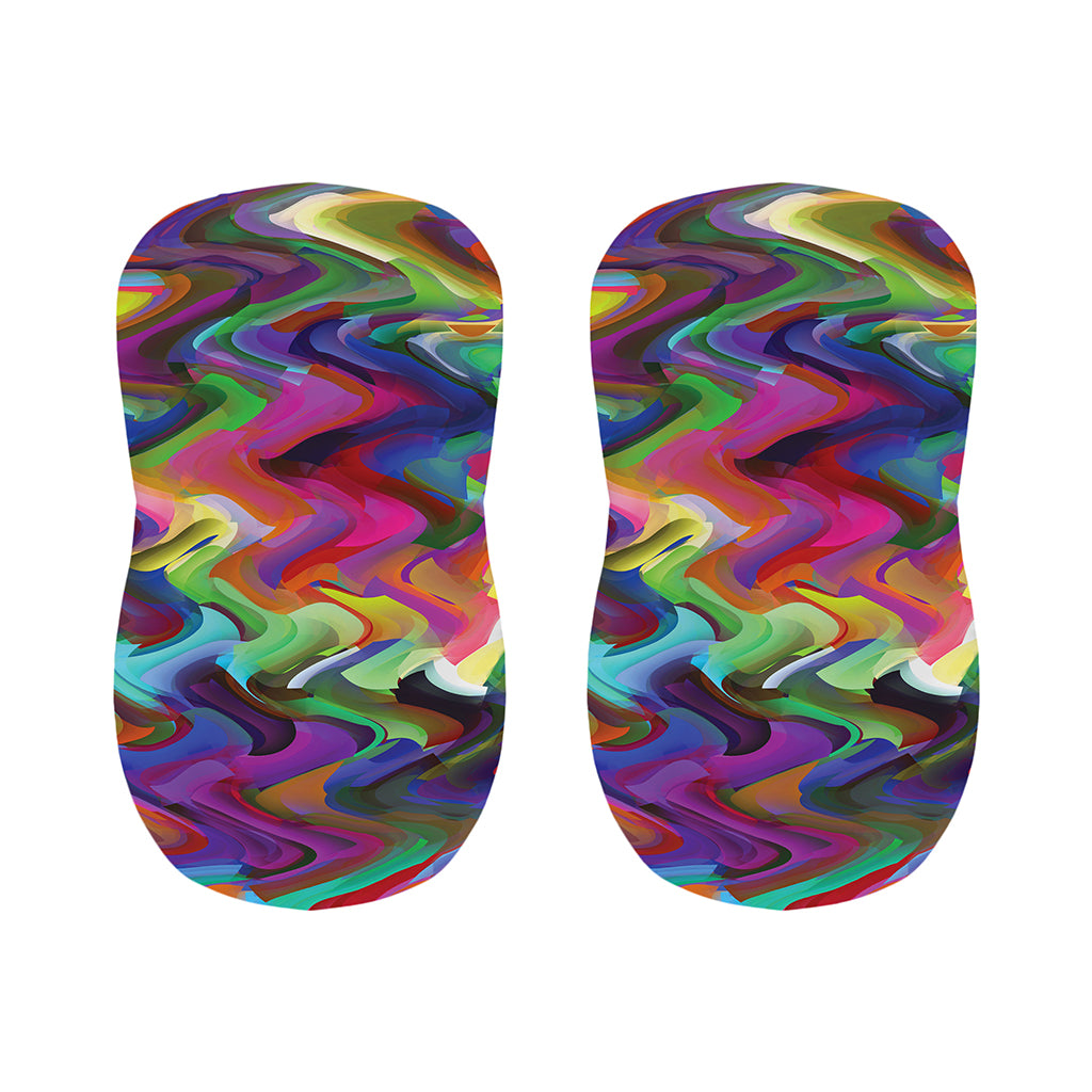 Watercolor Psychedelic Print Bar Stool Covers