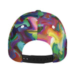 Watercolor Psychedelic Print Baseball Cap