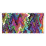 Watercolor Psychedelic Print Beach Towel