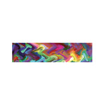 Watercolor Psychedelic Print Bed Runner