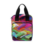 Watercolor Psychedelic Print Bible Tote Bag