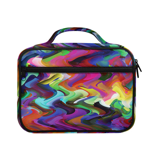Watercolor Psychedelic Print Briefcase Bible Bag
