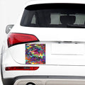 Watercolor Psychedelic Print Car Sticker