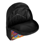Watercolor Psychedelic Print Casual Backpack