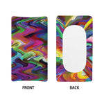 Watercolor Psychedelic Print Changing Pad Cover