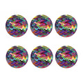 Watercolor Psychedelic Print Coaster Set