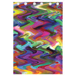 Watercolor Psychedelic Print Curtain