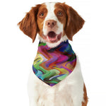 Watercolor Psychedelic Print Dog Bandana