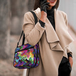 Watercolor Psychedelic Print Double Strap Bible Bag