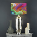 Watercolor Psychedelic Print Drum Lamp Shade