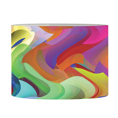 Watercolor Psychedelic Print Drum Lamp Shade