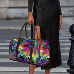 Watercolor Psychedelic Print Duffle Bag