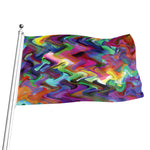 Watercolor Psychedelic Print Flag
