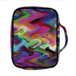 Watercolor Psychedelic Print Front Pocket Bible Bag