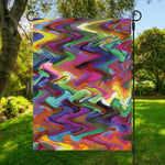 Watercolor Psychedelic Print Garden Flag
