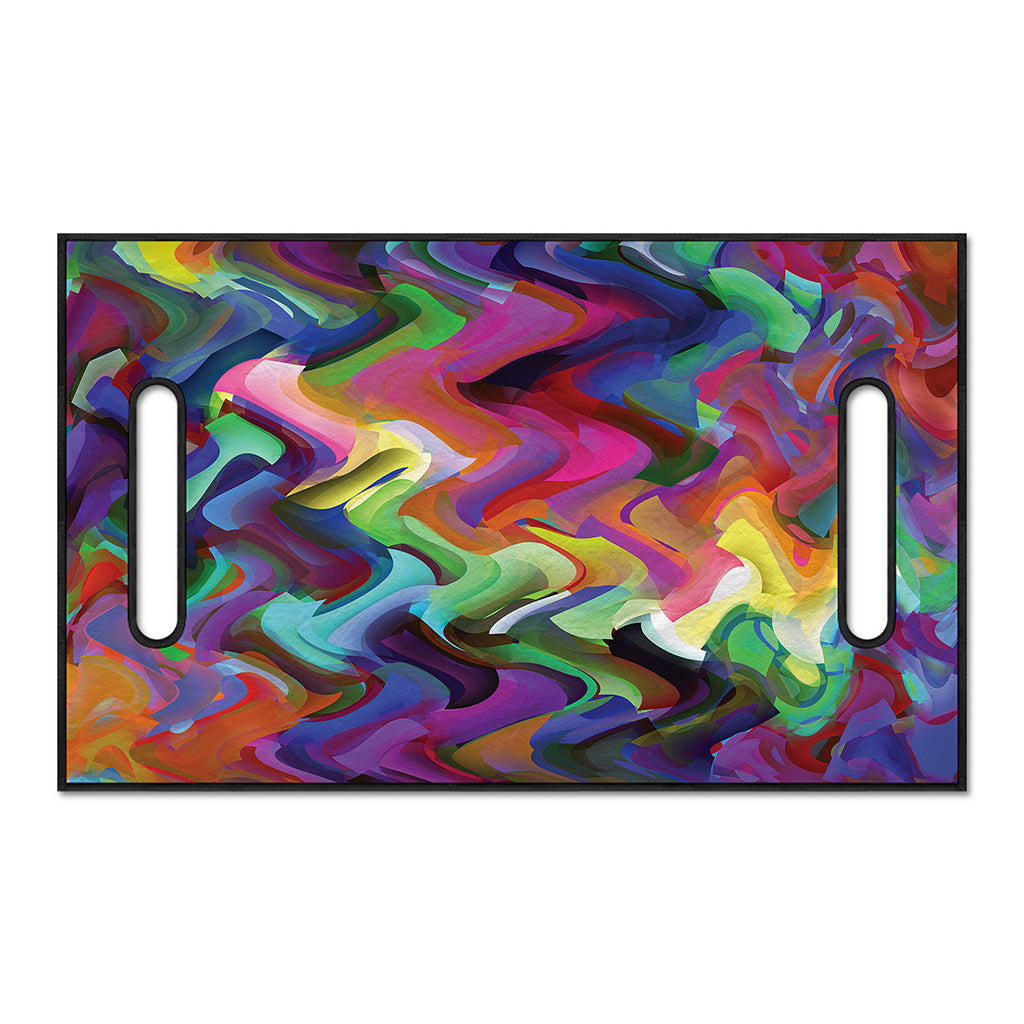 Watercolor Psychedelic Print Golf Cart Seat Cover