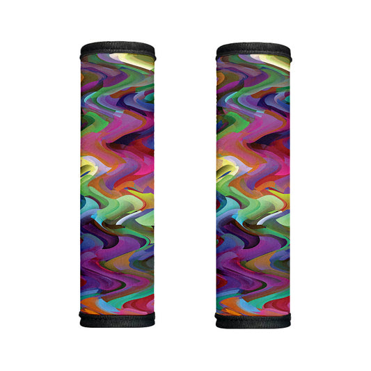 Watercolor Psychedelic Print Handle Covers