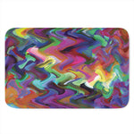 Watercolor Psychedelic Print Indoor Door Mat