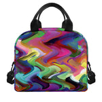 Watercolor Psychedelic Print Insulated Lunch Bag