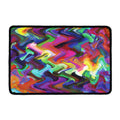 Watercolor Psychedelic Print Kitchen Mat
