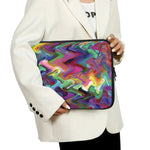 Watercolor Psychedelic Print Laptop Sleeve