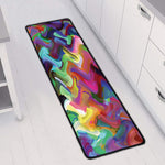 Watercolor Psychedelic Print Long Kitchen Mat