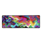 Watercolor Psychedelic Print Long Kitchen Mat