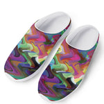 Watercolor Psychedelic Print Mesh Casual Shoes