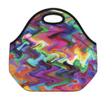 Watercolor Psychedelic Print Neoprene Lunch Bag