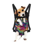 Watercolor Psychedelic Print Pet Carrier Backpack