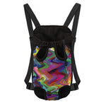 Watercolor Psychedelic Print Pet Carrier Backpack