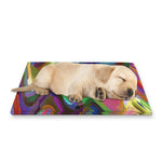 Watercolor Psychedelic Print Pet Cooling Mat Cover