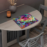 Watercolor Psychedelic Print Placemat