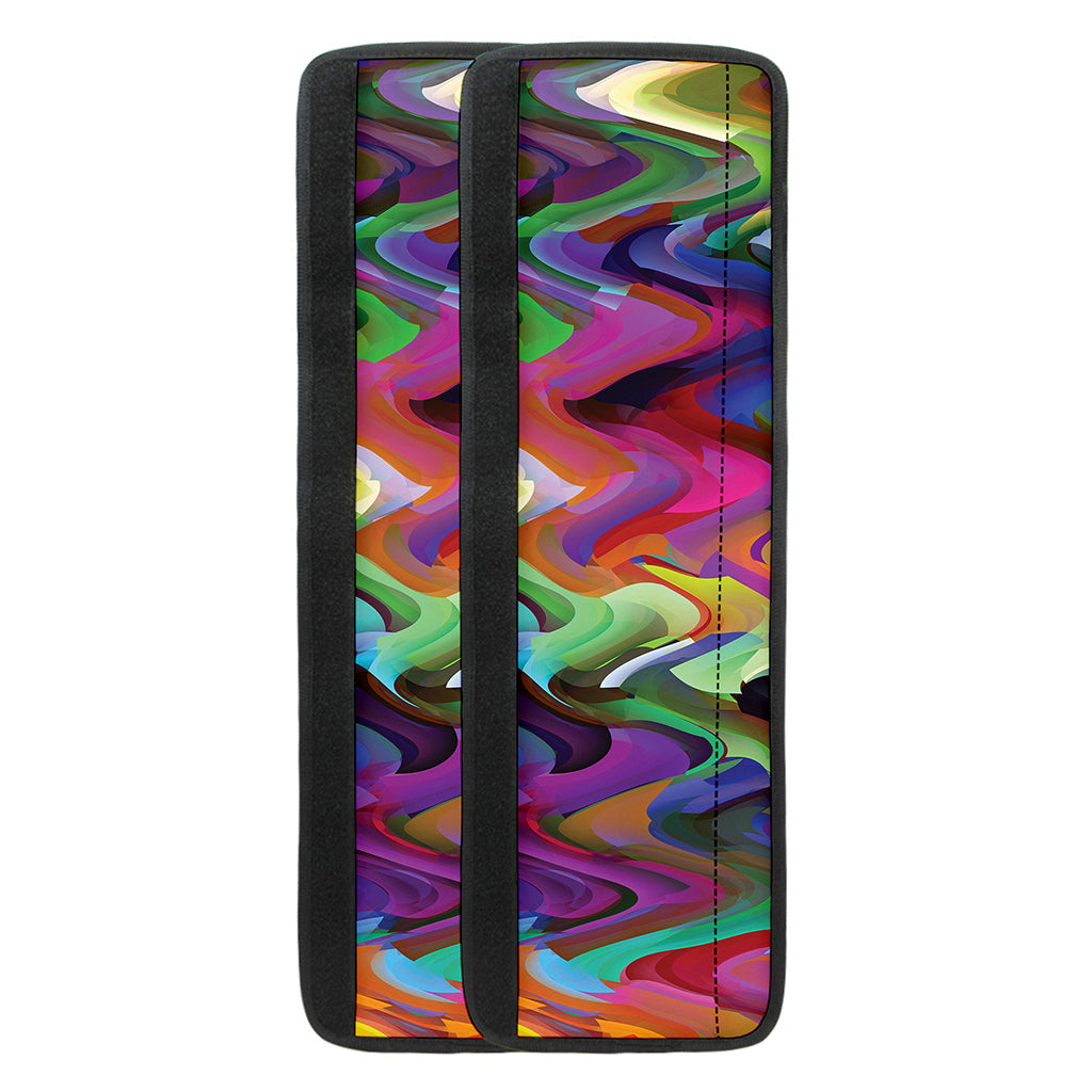 Watercolor Psychedelic Print Refrigerator Handle Covers
