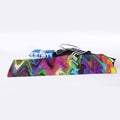 Watercolor Psychedelic Print Sports Towel
