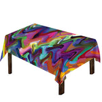 Watercolor Psychedelic Print Tablecloth
