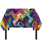 Watercolor Psychedelic Print Tablecloth