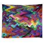 Watercolor Psychedelic Print Tapestry