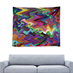 Watercolor Psychedelic Print Tapestry
