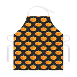 Watercolor Pumpkin Pattern Print Adjustable Apron
