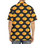 Watercolor Pumpkin Pattern Print Aloha Shirt