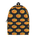 Watercolor Pumpkin Pattern Print School Backpack