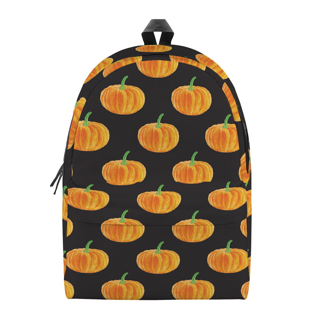 Watercolor Pumpkin Pattern Print Backpack