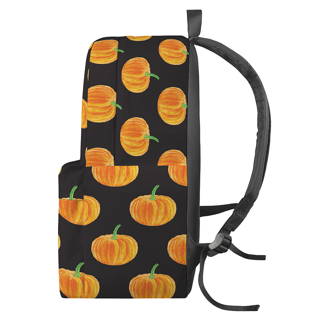 Watercolor Pumpkin Pattern Print Backpack