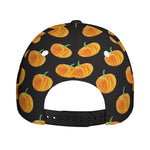 Watercolor Pumpkin Pattern Print Baseball Cap