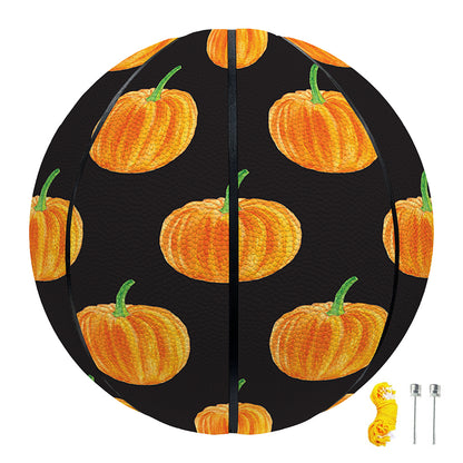 Watercolor Pumpkin Pattern Print Basketball
