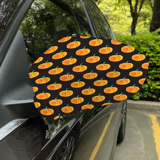 Watercolor Pumpkin Pattern Print Car Side Mirror Covers