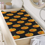 Watercolor Pumpkin Pattern Print Changing Pad Cover